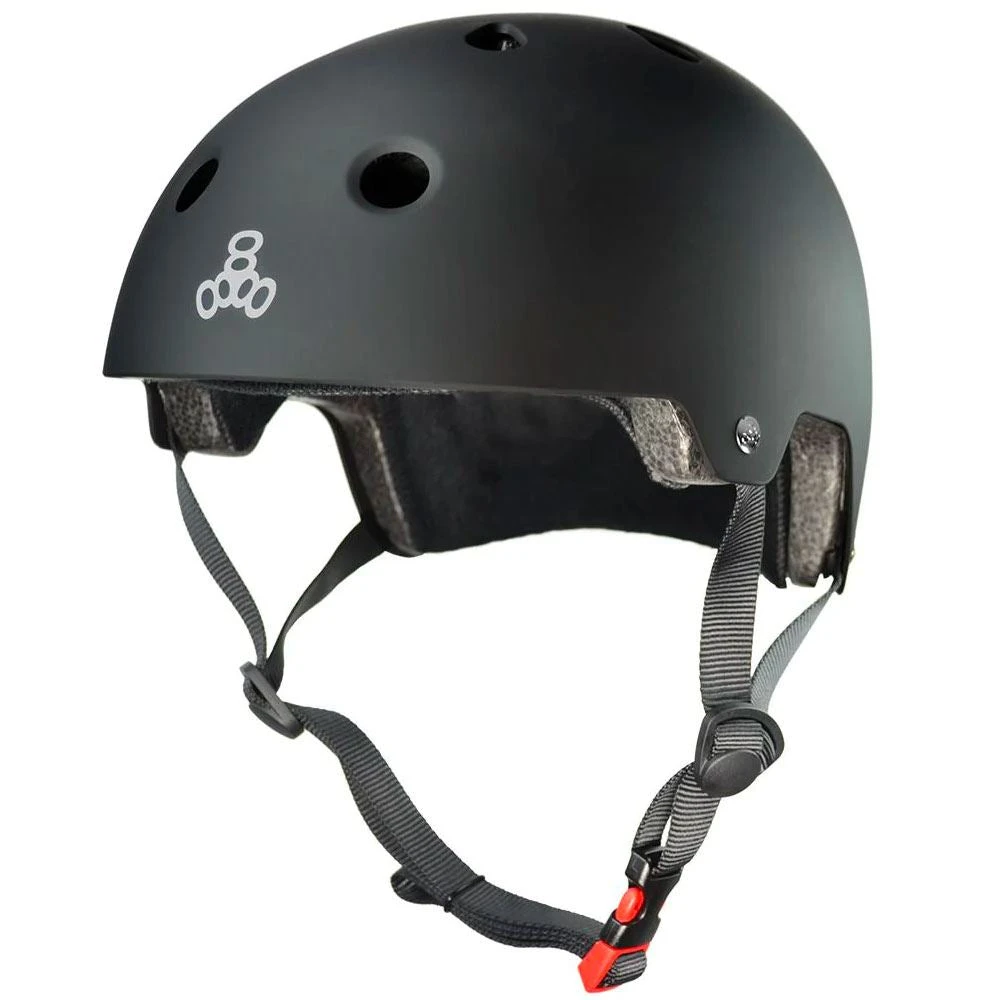 Triple Eight Dual Certified Helmet - Matte Black 1 Triple Eight Dual Certified Helmet - Matte Black