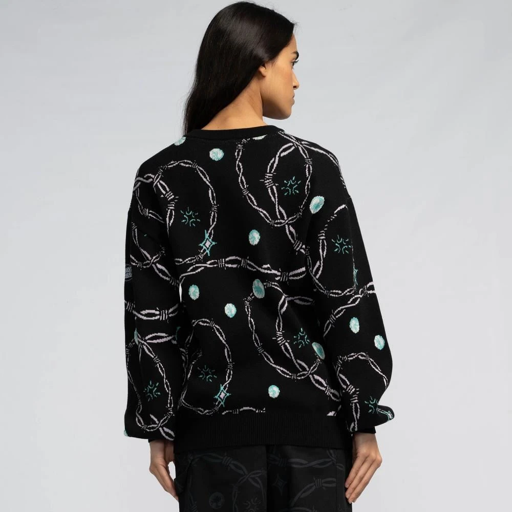 Santa Cruz Womens Knit Crew Lucky Gem Knit Crew - Black 4 Santa Cruz Womens Knit Crew Lucky Gem Knit Crew - Black - Image 4