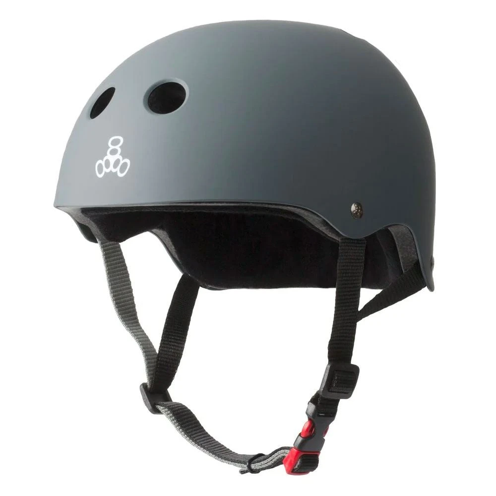 Triple Eight Sweatsaver Certified Helmet - Rubber Carbon 1 Triple Eight Sweatsaver Certified Helmet - Rubber Carbon