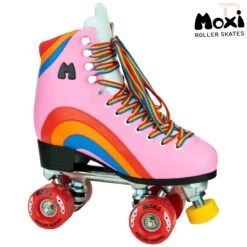 Moxi Skates Rainbow Bubblegum Pink Quad Skates