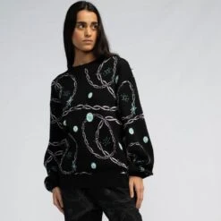 Santa Cruz Womens Knit Crew Lucky Gem Knit Crew - Black 6 Santa Cruz Womens Knit Crew Lucky Gem Knit Crew - Black -Skate Warehouse ab927edc 6db7 47b7 a6ea 6efbce167d59