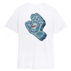 Santa Cruz T-Shirt Screaming Foam Hand - White
