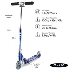 Micro Classic Sprite Blue Scooter