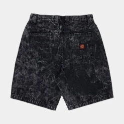 Santa Cruz Shorts Big Shorts - Black Acid Wash -Skate Warehouse b004c676 3c3c 4418 b990 50d1082ea673