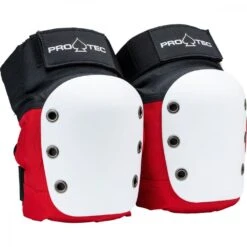 Pro-Tec Pads Street Gear Junior 3 Pack - Red / White / Black -Skate Warehouse b85d9995 f511 4792 aca0 5932b4562b41