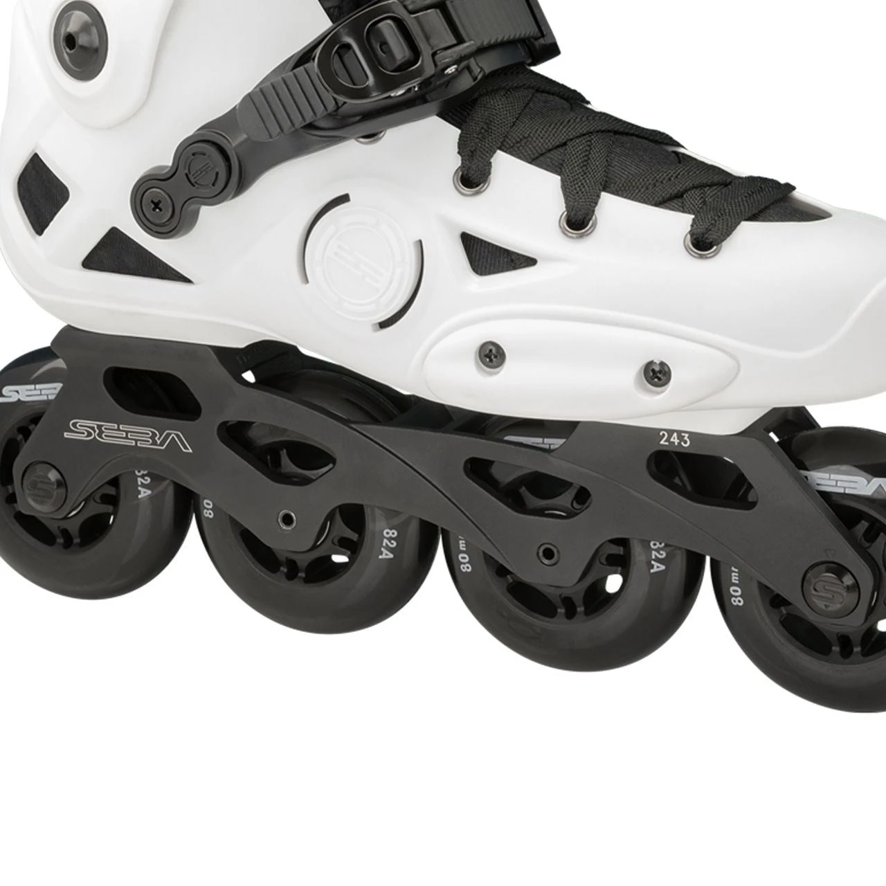 Seba E3 80 Premium White Inline Skates 3 Seba E3 80 Premium White Inline Skates - Image 3