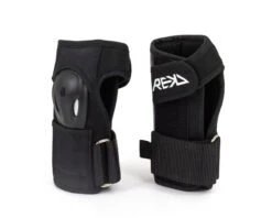 REKD Pro Skateboard Skate Scooter BMX Wrist Guards - Black