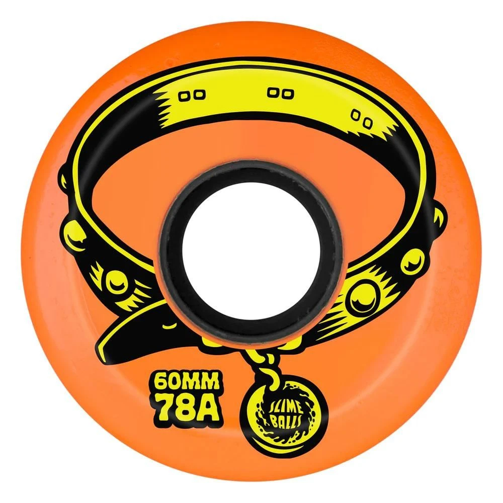 Slime Balls Skateboard Wheels 60mm Eric Dressen Pup Reissue - Orange 2 Slime Balls Skateboard Wheels 60mm Eric Dressen Pup Reissue - Orange - Image 2