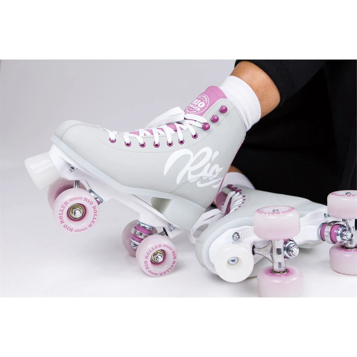Rio Roller Script Quad Skates - Grey / Purple 5 Rio Roller Script Quad Skates - Grey / Purple - Image 5