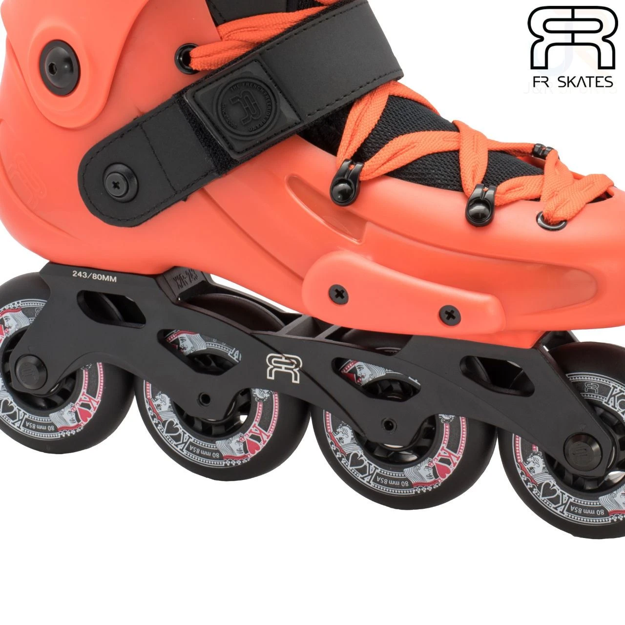 Fr Skates Frx 80 Orange Inline Skates 3 Fr Skates Frx 80 Orange Inline Skates - Image 3