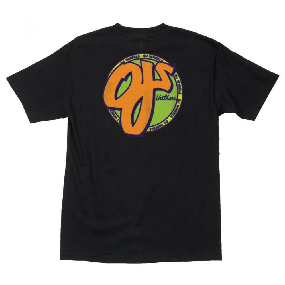 OJ Wheels T-Shirt Standard - Black 1 OJ Wheels T-Shirt Standard - Black