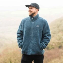 Aerial Recycled Fleece - Teal