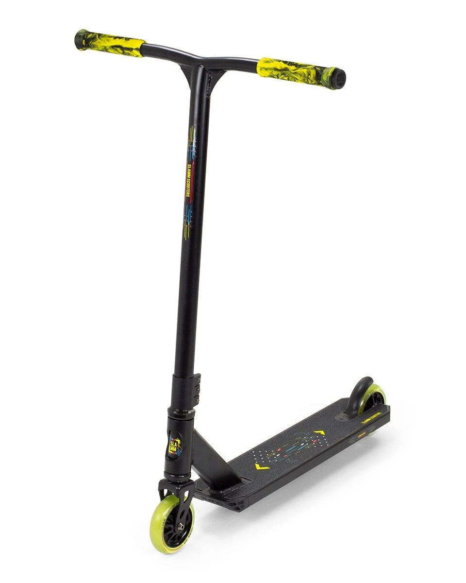 Slamm Classic V9 Junior Stunt Scooter - Black/Yellow 1 Slamm Classic V9 Junior Stunt Scooter - Black/Yellow