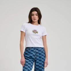 Santa Cruz Womens T-Shirt Ringed Arrangement T-Shirt - White -Skate Warehouse be5b3b69 4e2f 4c5e 992f 7684d29b6096