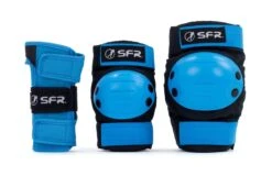 SFR Essententials Youth Ramp Triple Pad Set - Blue