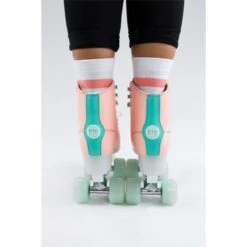 Rio Roller Script Quad Skates - Peach / Green 13 Rio Roller Script Quad Skates - Peach / Green -Skate Warehouse c378358e 013d 4381 8460 665966c5a8ed
