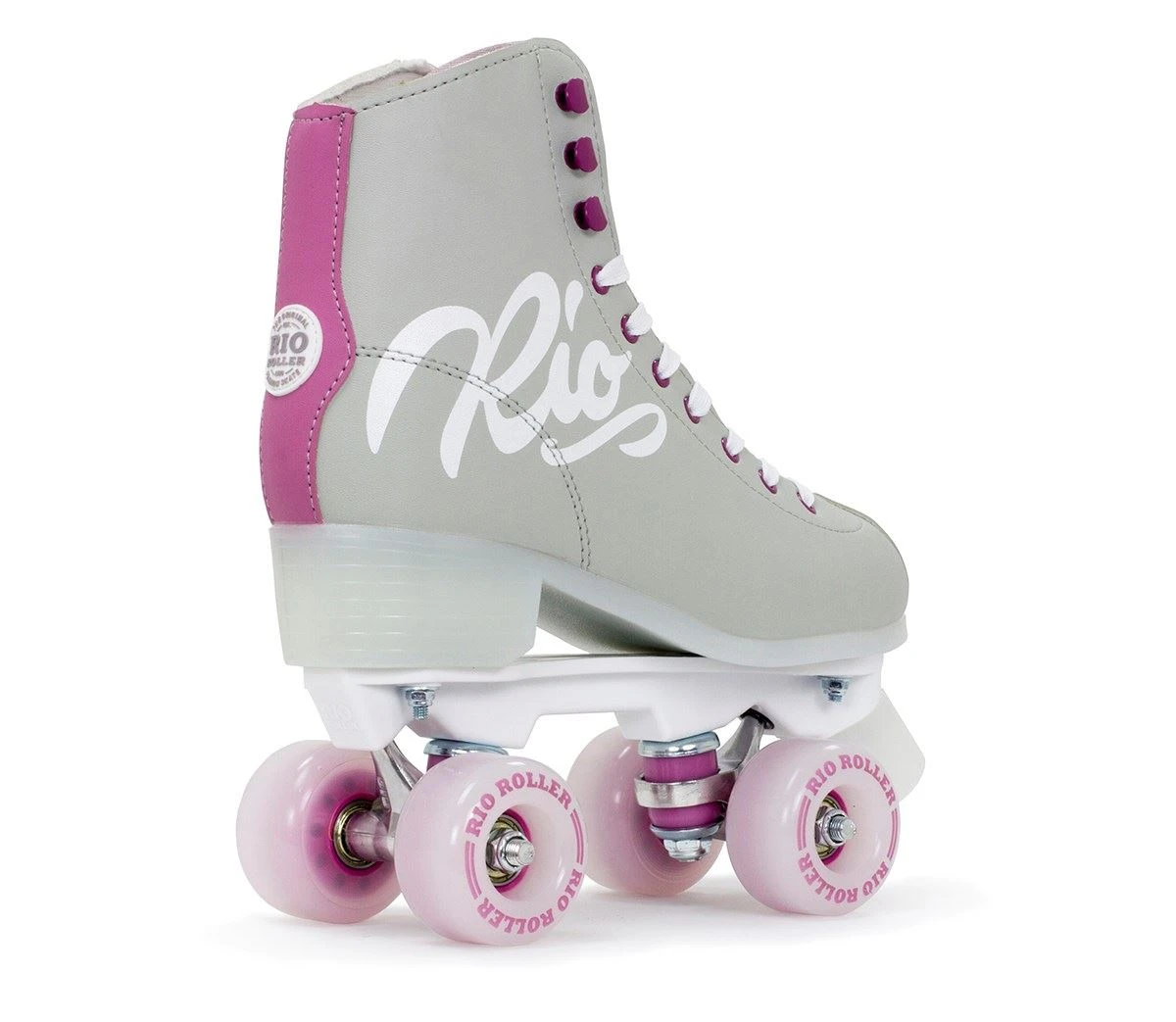 Rio Roller Script Quad Skates - Grey / Purple 3 Rio Roller Script Quad Skates - Grey / Purple - Image 3