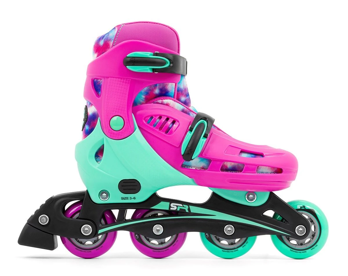 SFR Cyclone II Adjustable Inline Skates - Tie-Dye 2 SFR Cyclone II Adjustable Inline Skates - Tie-Dye - Image 2