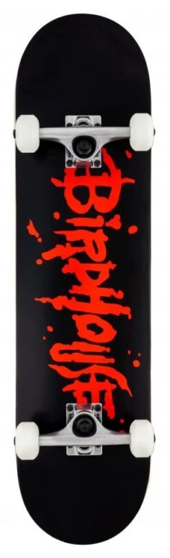 Birdhouse Stage 1 Blood Logo Black Complete Skateboard - 8.0"