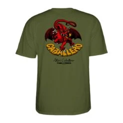 Powell Peralta Powell-Peralta Caballero Dragon II Military Green '2' Tee