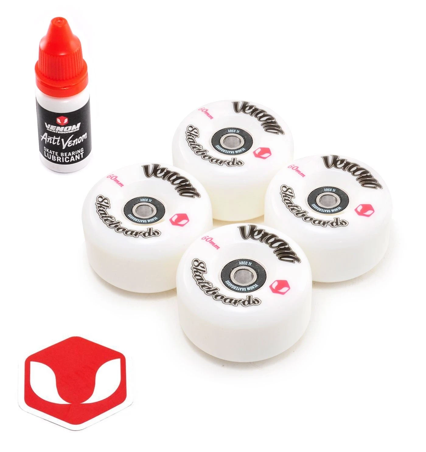 Venom Skateboards Classic Skateboard Wheels With ABEC 11 Bearings Pre Installed 11 Venom Skateboards Classic Skateboard Wheels With ABEC 11 Bearings Pre Installed - Image 11