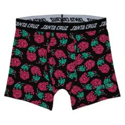 Santa Cruz Boxer Brief Dressen Rose Crew Two Boxer - Black