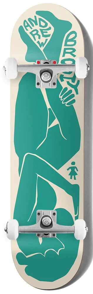 Girl Contour Curves Andrew Brophy X Venom Custom Complete Skateboard - 8.0" 1 Girl Contour Curves Andrew Brophy X Venom Custom Complete Skateboard - 8.0"