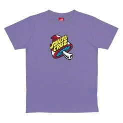 Santa Cruz Youth T-Shirt Youth Toadstool Dot T-Shirt - Meta Mauve