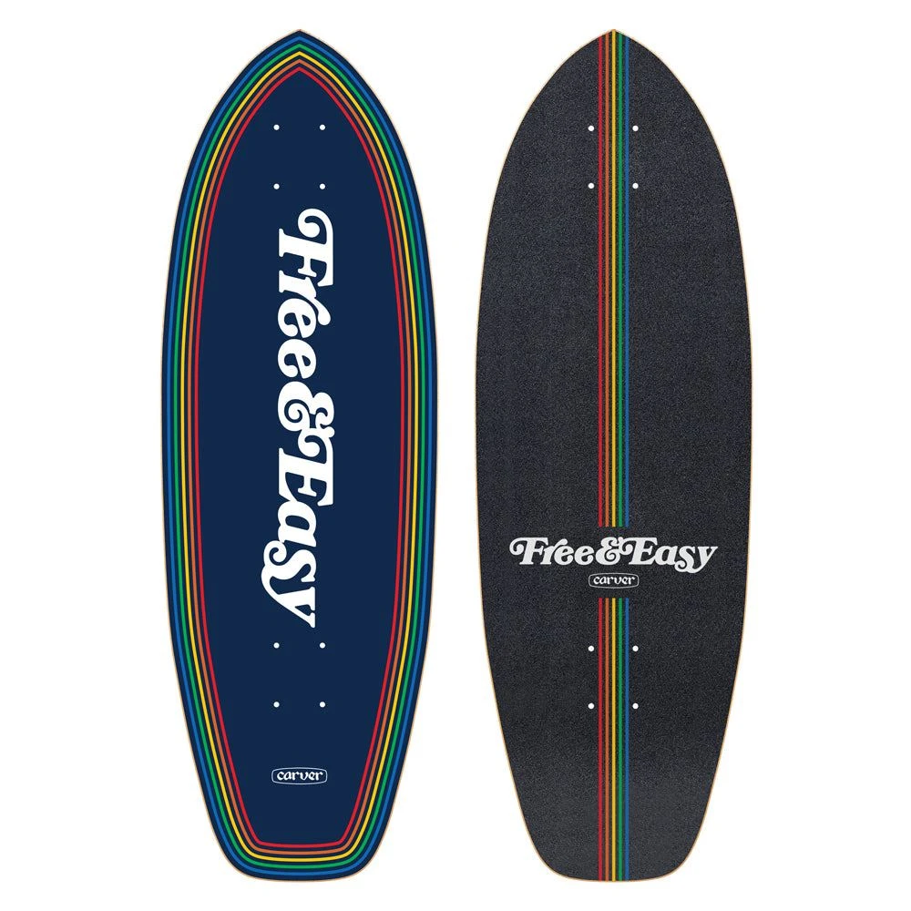 Carver Free & Easy Prism - Surfskate Cruiser Skateboard Deck - 9.75" X 30.75" 1 Carver Free & Easy Prism - Surfskate Cruiser Skateboard Deck - 9.75" X 30.75"