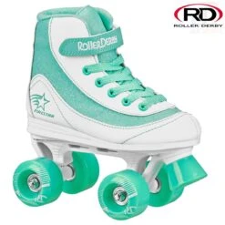 Firestar Quads V2.0 White/Teal. Quad Skates