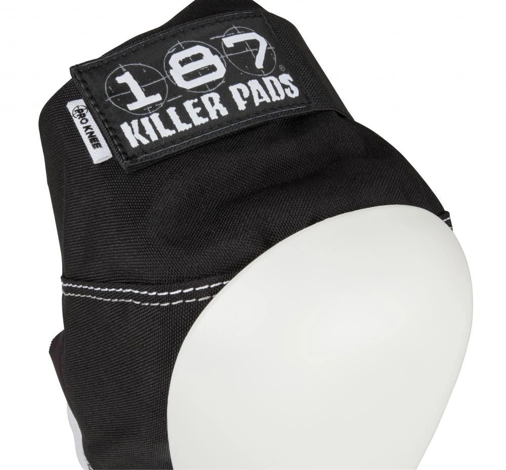 187 Killer Pads Pro Knee - Black / White 3 187 Killer Pads Pro Knee - Black / White - Image 3