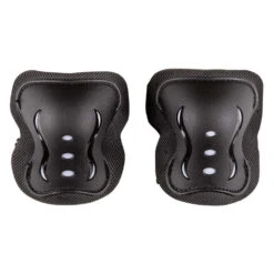 Heelys Pad Set F2 Triple Pad Set - Black / White -Skate Warehouse cd93ed89 d788 4ee9 bb64 d7dd48b543e0