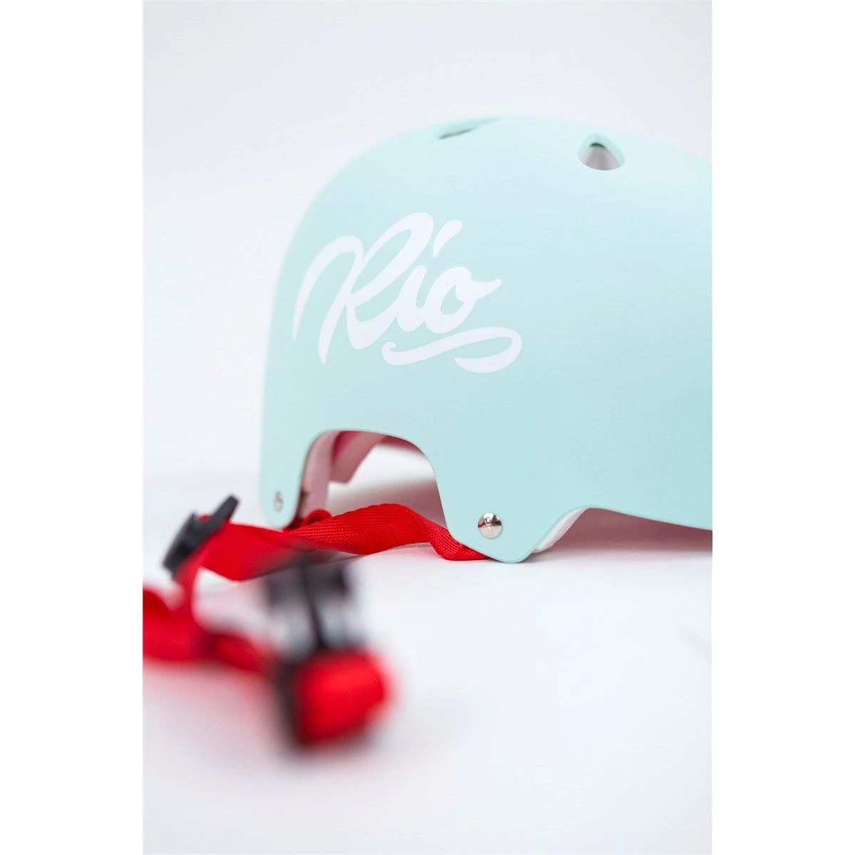 Rio Roller Script Skate Helmet - Matt Teal 5 Rio Roller Script Skate Helmet - Matt Teal - Image 5
