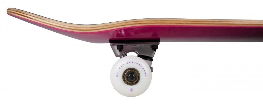 Rocket Skateboard Double Dipped Purple Complete Skateboard - 7.75" 2 Rocket Skateboard Double Dipped Purple Complete Skateboard - 7.75" - Image 2