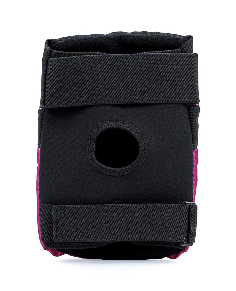 REKD Skateboard Skate Scooter BMX Ramp Knee Pads - Black / Pink 4 REKD Skateboard Skate Scooter BMX Ramp Knee Pads - Black / Pink - Image 4