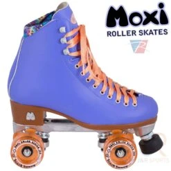 Moxi Skates Beach Bunny Periwinkle Size Quad Skates