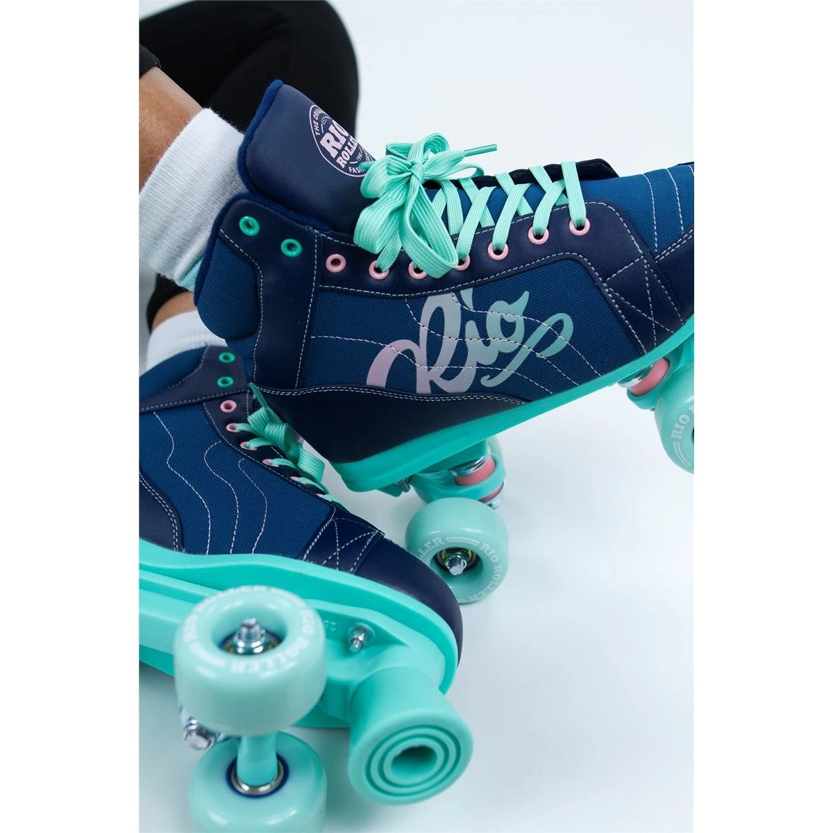 Rio Roller Lumina Quad Skates - Navy / Green 7 Rio Roller Lumina Quad Skates - Navy / Green - Image 7