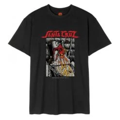 Santa Cruz T-Shirt Pace Dungeon Front - Black