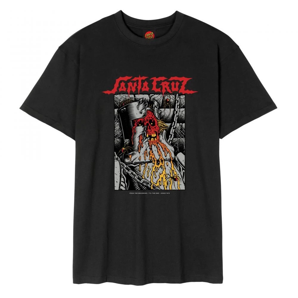 Santa Cruz T-Shirt Pace Dungeon Front - Black 1 Santa Cruz T-Shirt Pace Dungeon Front - Black