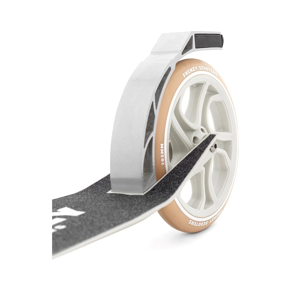 Frenzy 205mm Dual Brake V4 Recreational Scooter - Cream 4 Frenzy 205mm Dual Brake V4 Recreational Scooter - Cream - Image 4