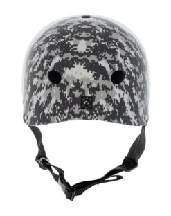 Slamm Scooters Logo Helmet - Grey Camo 7 Slamm Scooters Logo Helmet - Grey Camo -Skate Warehouse d8559b73 e2a8 47ae 9951 d532756b732f