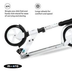 Micro White Scooter 8 Micro White Scooter -Skate Warehouse e09acd09 f7fd 4e82 bbfc 7a37789ee184