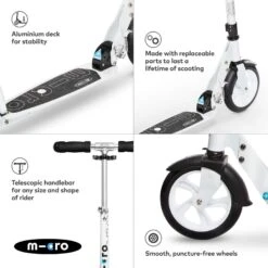 Micro White Scooter 9 Micro White Scooter -Skate Warehouse e131e3a6 b44f 4ae2 8941 9b99d23d9867