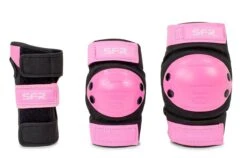 SFR Youth Ramp Triple Pad Set - Black / Pink