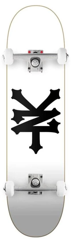 Zoo York 0G Crackerjack White/Black X Venom Custom Complete Skateboard - 8.125"
