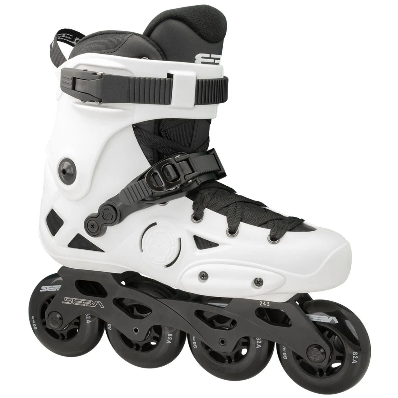 Seba E3 80 Premium White Inline Skates 1 Seba E3 80 Premium White Inline Skates