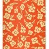 Krooked PP Flowers Orange Custom Complete Skateboard - 8.06"