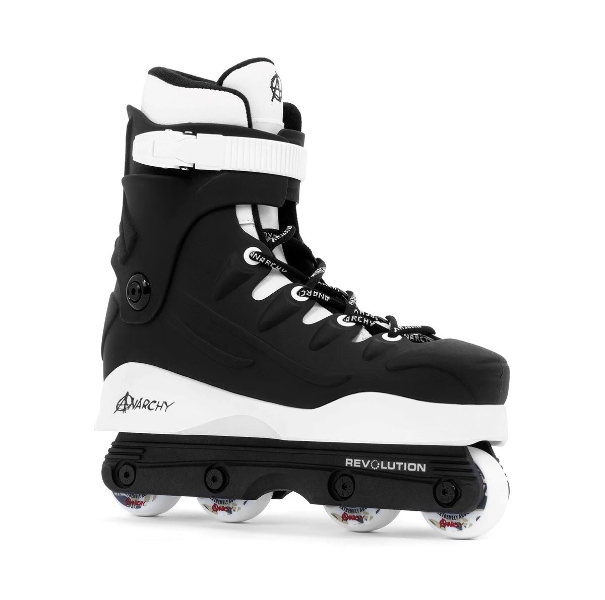 Anarchy Revolution II Aggressive Skates - Black 1 Anarchy Revolution II Aggressive Skates - Black