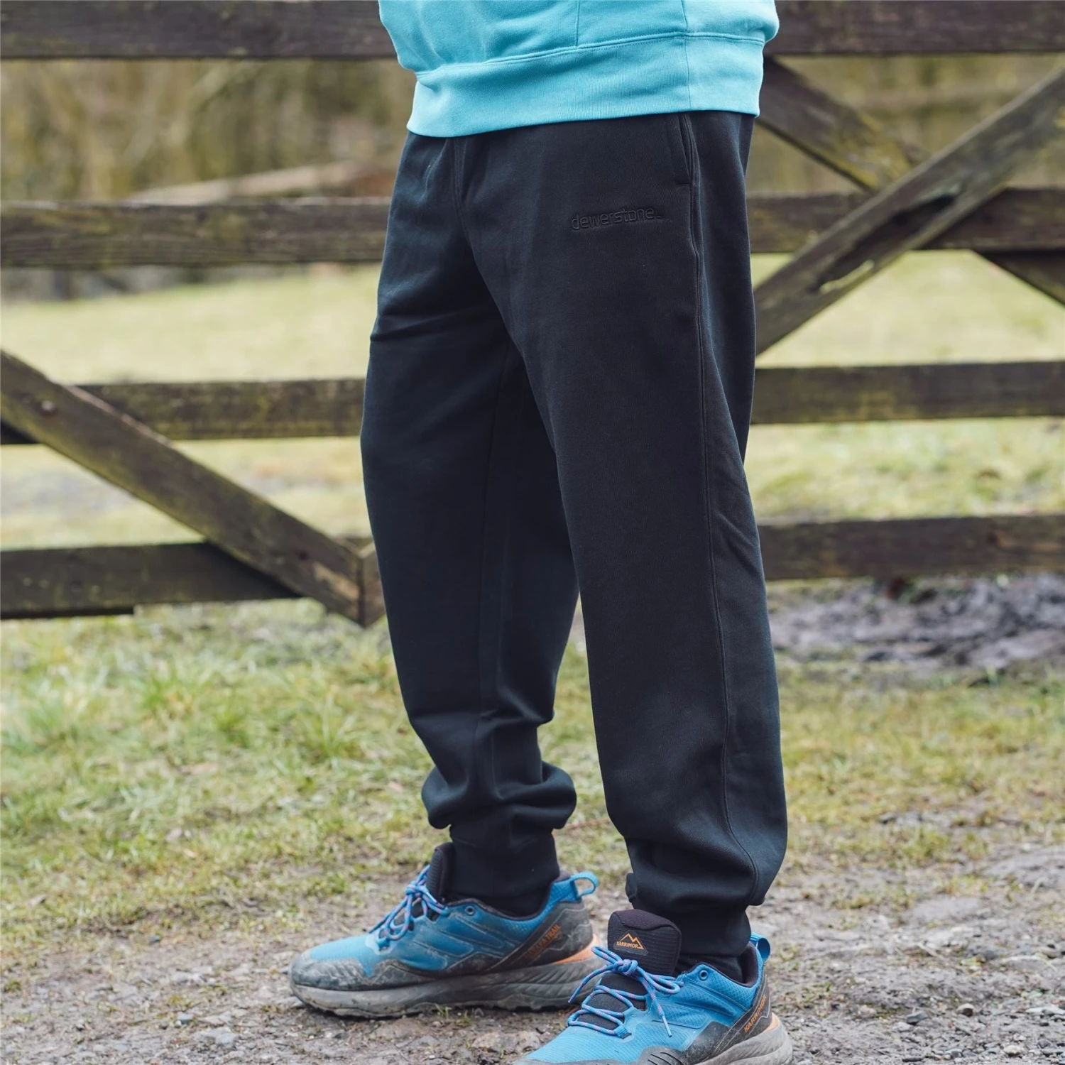 Anchor Organic Cotton Joggers - Black 1 Anchor Organic Cotton Joggers - Black