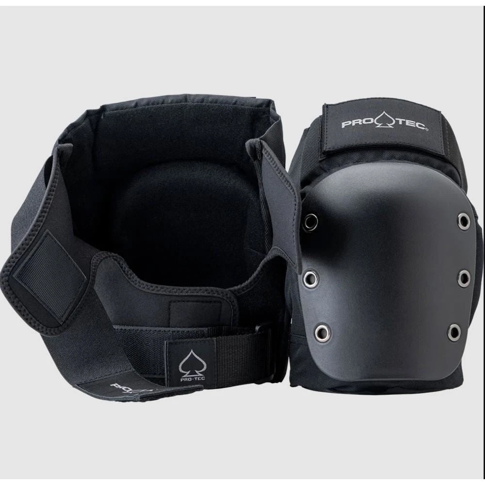 Pro-Tec Pads. Street Knee/Elbow Pad Set Open - Black 2 Pro-Tec Pads. Street Knee/Elbow Pad Set Open - Black - Image 2